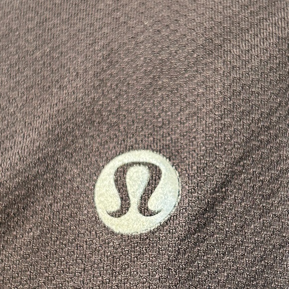 Lululemon Run Inspire Crop II All Luxtreme Mini Stripe Heathered Black, size 6 - Picture 8 of 10